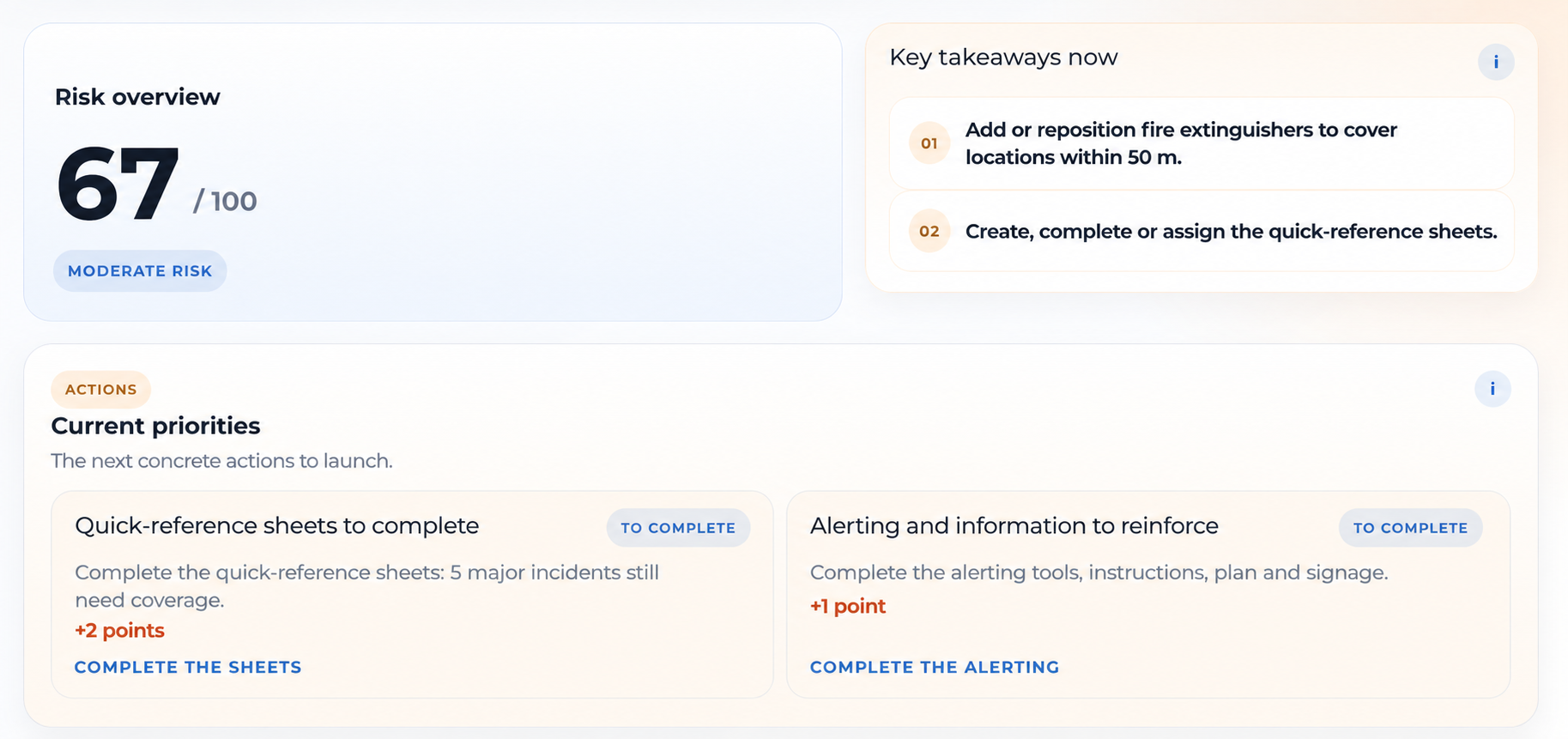 screenshot — readiness indicator