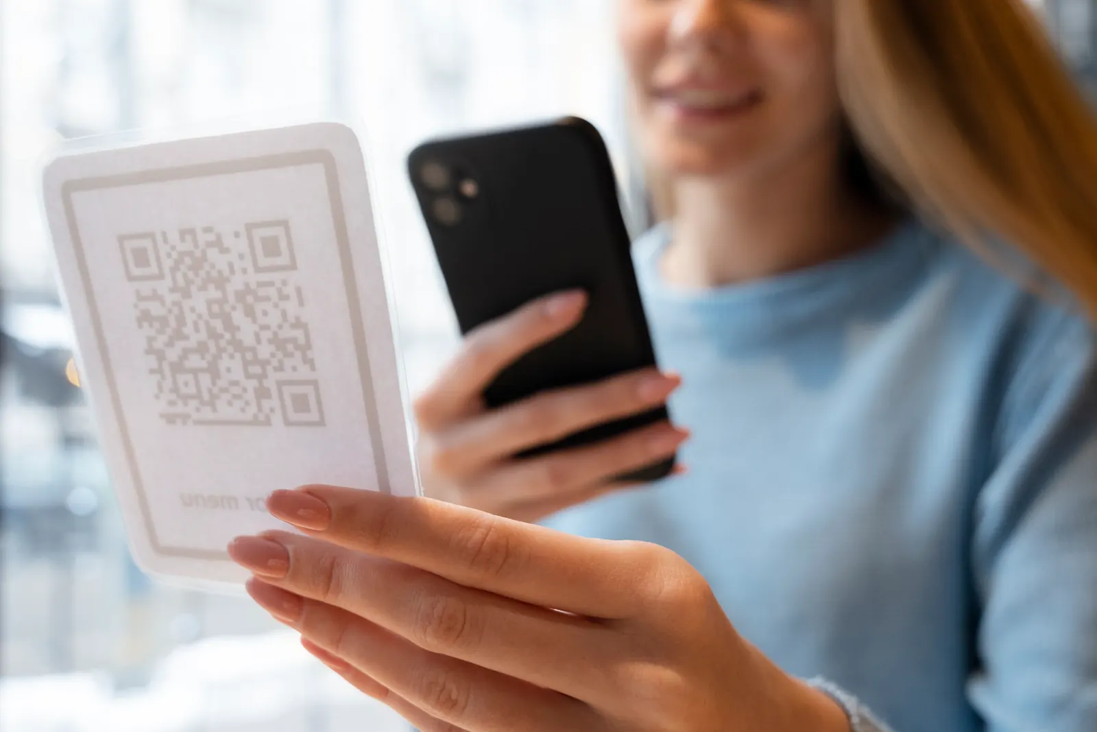 Screenshot — Zugang per QR-Code